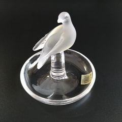 美品◇ラリック◇ピントレイ鳩はと◇リングトレイビンテージ