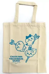 【中古】バッグ ちいかわ＆ハチワレ＆うさぎ ナガノマーケット ワンカラーフラットトート 「ちいかわ なんか小さくてかわいいやつ」