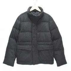 GAP WINTER EDITION 2012 PRECISION DESIGNED ギャップ ダウン 表地ウール メンズ Sサイズ 杢 チャコールグレー ダウンジャケット アウター 冬