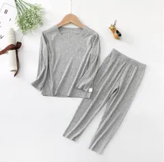 100サイズ キッズ 薄手 パジャマ 上下セット 長袖 長ズボン ルームウェア