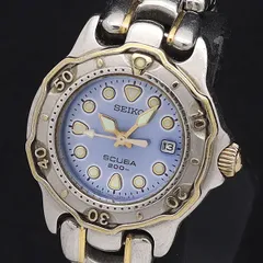 フグタロウの時計♡SEIKO♡セイコールキア レディース腕時計 シルバー 稼働品 スペアコマ 箱