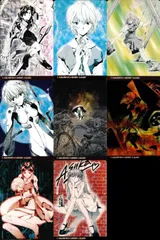 ux112 新世紀 エヴァンゲリオン エヴァ PP カード   8種 まとめ  レイ アスカ シンジ ミサト No 91 92 93 94 95 96 98 99 1997 amada アマダ