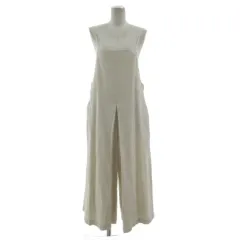 シンプリシテェ SIMPLICITE サロペット 22-030-700-0654-2-0 ワイドパンツ タック リネン混 ベージュ