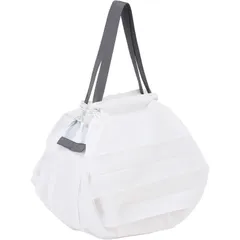 Shupatto シュパット コンパクトバッグ M ホワイト 白 容量14.5L エコバッグ 小さめ 折りたたみ マーナ シュパット コンパクト