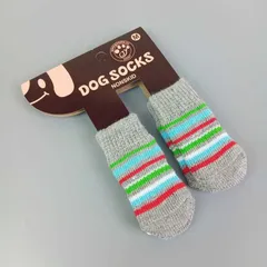 犬用ソックス 犬靴下 犬用靴下 ドッグソックス 送料無料 4枚セット ソックス 犬 犬用品 ペット用品　ペット 服 ペット服#sjx2205