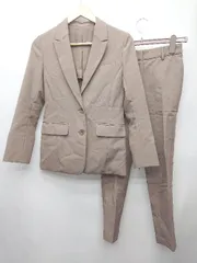 ◇ Θ RUIRUE BOUTIQUE フォーマル セットアップ　上下　ジャケット　パンツ サイズS モカ レディース P  【1411070001481】