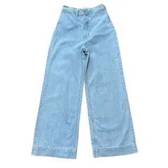 AZUL BY MOUSSY DARTS DENIM WIDE レディースS ダーツデニムワイド ハイウエスト ルーズ ストレート