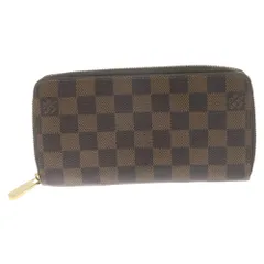 LOUIS VUITTON (ルイヴィトン) ダミエ ジッピー ラウンドファスナー ロングウォレット 長財布 M60015 ブラウン