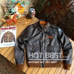 【イタリア製】レザージャケット 黒 48 フライトジャケット G-1 ボマー 本革フライトジャケット G-1フライトジャケット 本革ジャケット