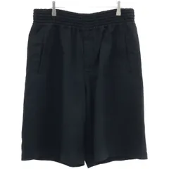 BLACK COMME des GARCONS ブラック コムデギャルソン 19SS 製品染めポリエステルワイドショートパンツ 1C-P014 ブラック Lのサムネイル
