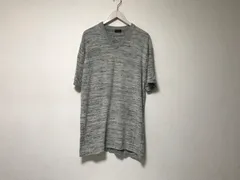 本物ジョセフオムJOSEPHHOMMEコットンレーヨンVネックニット柄半袖Tシャツメンズサーフアメカジミリタリーストリートスケーターワークビジネススーツモードゴルフドレスバイカー50グレーXLのサムネイル