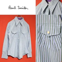 Paul Smith ポールスミス 襟＆ポケットデザイン ストライプシャツ