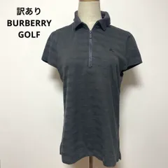 訳あり BURBERRY GOLF バーバリーゴルフ ポロシャツ 3 グレー
