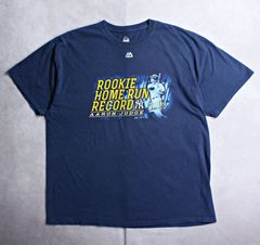【Majestic】アーロン・ジャッジ ルーキーホームラン王 記念Tシャツ レア MLB メジャーリーグ
