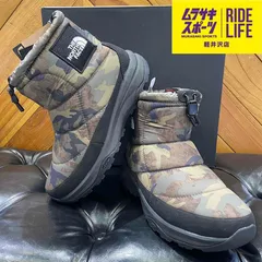 【ムラスポ公式】新品ノースフェイスNORTH　FACE　NUPTSE　BOOTIE　ヌプシ　NF52271（CAMOカモ）ゴールドウィン　ノースフェイス　ヌプシ　ブーツ