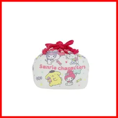 【人気商品】入園入学準備 保育園 入園入学グッズ 幼稚園 ポップキャラクタース キャラクターズ 小学校 サンリオ 女の子 マチ付き巾着 ランチバッグ キャラクター お弁当袋 3065018000 丸眞のサムネイル