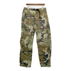 ノースフェイス クライミングパンツ カーゴパンツ ボトムス カモフラ 迷彩 ミリタリー NT52736 美品 THE NORTH FACE ズボン DM14200■