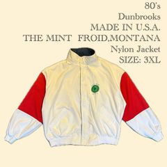80's Dunbrooke MADE IN U.S.A. THE MINT  FROID,MONTANA Nylon Jacket  3XL