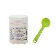 サイリウムパウダー１００ｇボトルタイプ + スプーンセット 犬猫用 1