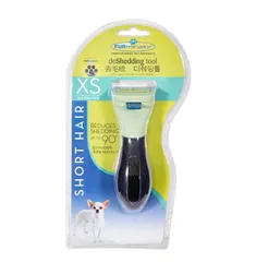 e) FURminator ファーミネーター 犬用抜け毛取り XS 超小型犬 短毛種用 限定品 501021/74768 未使用 アウトレット品※定形外郵便発送のサムネイル
