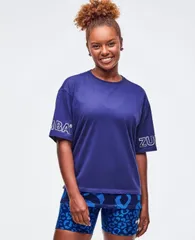 Sizzlin Mens Crew Neck Tee With Double Layered Hem ズンバ 正規品 ZUMBA