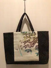 No.107 着物帯リメイクバック