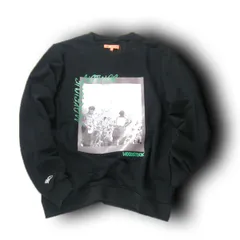 【新品】 BEAMS GOLF ORANGE LABEL × Woodstock Music and Art Festival ／ ビームスゴルフ オレンジレーベル × ウッドストック フェスティバル　スウェット フォトプリント トレーナー ビームス ブラック