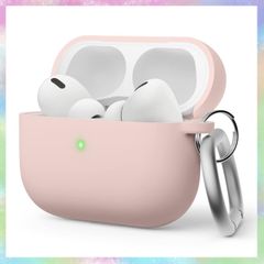 【elago】 AirPods Pro2 対応 ケース カラビナ 付 耐衝撃 シリコン ハード ケース AirPods Pro2ケース [Apple AirPods Pro 2 アップル エアポッツプロ2 第2世代 MQD83J/A MTJV3J/A 対応