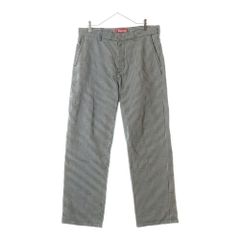 SUPREME (シュプリーム) 25SS Work Pant White Houndstooth ワーク パンツ ブラック/ホワイトのサムネイル