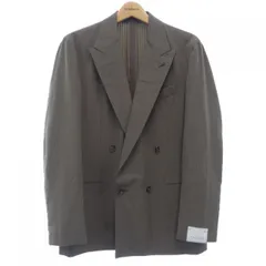 【美品】CARUSO butterfly イタリア製 サイズ52 CARUSO（カルーゾ）BUTTERFLYバタフライ ウールライトツィード