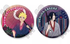 [중고] 배지·빈즈 우즈마키 볼트 & 우치하 사스케 반짝반짝 캔 배지 2개 세트 백 이야기 ver. [BORUTO-볼트- NARUTO NEXT GENERATIONS]
