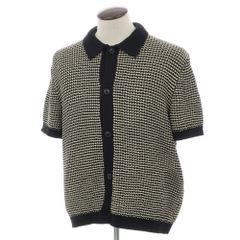 中古】ドレイクス DRAKES ウールアンゴラ ストライプ マフラー