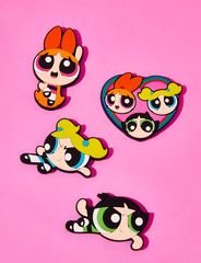 THE POWERPUFF GIRLS 파워 퍼프 걸스 마그넷 4개 세트 냉장고 자석