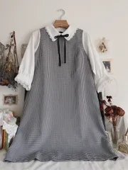 axes femme チェックワンピース