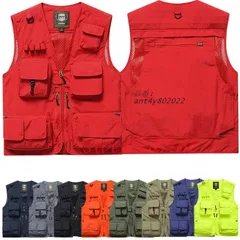 2023新作 ベスト お釣りベスト メンズ 春 夏 秋 アウトドア 登山 カメラマン 作業服 9色 ミリタ撮影用 メッシュベスト 多機能ベスト ant4y802022