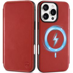 【人気商品】レトロレッド 5G 6.9インチ対応 2024年発売 スマホケース プロマックス対応 16 16 16 アイホン 全面保護 [RFIDブロッキング] 衝撃吸収 マグネット内蔵 カード収納 スマホカバー 対応 プロマックス あいふぉん 本革 手帳型