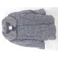 ■ boogie woogie ブギウギ 長袖 ロング ダウン ジャケット コート 38 ブラック レディース  【中古】 【1002798843547】