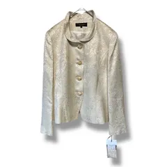 新品ソワールドルチェ東京ソワール高級ジャケットノーカラージャケット 東京ソワール ノーカラージャケット+前開きワンピース 2点セット