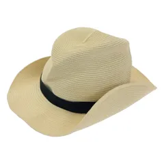【美品】  mature ha. / マチュアーハ | BOXED HAT ボックスハット ストローハット | アイボリー / ブラック | レディース