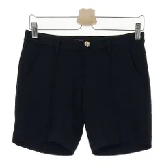 サイズ：S BEAMS GOLF ビームスゴルフ パープルレーベル ストレッチ ショートパンツ  ブラック系 [240101536336] ゴルフウェア レディース ストスト