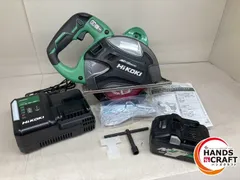 ♪ハイコーキ　充電式チップソー　バッテリー1個・充電器・ケース付　CD3607DA(WP)　HiKOKI【中古】のサムネイル