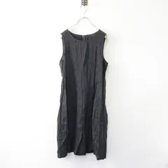 センソユニコ t.b ロングワンピース ノースリーブ ウール 裏地 日本製 M センソユニコ t.b ロングワンピース ノースリーブ ウール 裏地