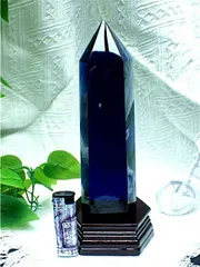 約：253mm 1580g超綺麗☆オブシディアン六角柱B85Z2/145Z17B - メルカリ