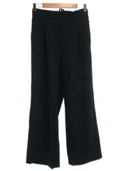 MAISON SPECIAL メゾンスペシャル REDA ACTIVE ウォッシャブルウール1タックワイドパンツ ブラック 1のサムネイル