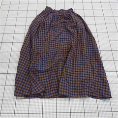 ◇ ⊂ BABYLONE バビロン ギンガムチェック ロング丈 フレア スカート サイズF ブルー系 マルチ レディース E  【1509180006400】のサムネイル