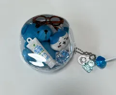 ガチャ詰めポーチ　ちぃかわブルー