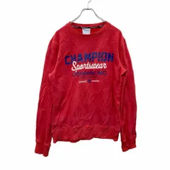 Champion プリントスウェット トレーナー Sサイズ チャンピオン レッド 古着卸 アメリカ仕入 t2406-3237