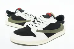ナイキ NIKE ×Travis Scott トラヴィス スコット WMNS AIR JORDAN 1 LOW OG SP Medium Olive ウィメンズ エア ジョーダン ワン ロー ミディアム オリーブ DZ4137-106 29 ☆AA★▲■