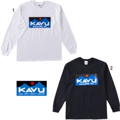 KAVU カブー メンズ バラードロゴ ロングスリーブTシャツ プリント 長袖 ロンT