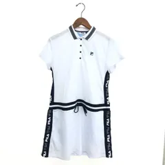 FILA フィラ 半袖ワンピース サイズ:LL ゴルフウエア    ホワイト レディース / 240002231166